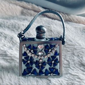 crystal jeweled handbag perfume bottle